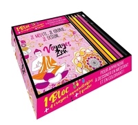  Hugo et Compagnie - Coffret Voyages zen - Avec 1 bloc, 4 crayons aquarellables et 1 feutre.