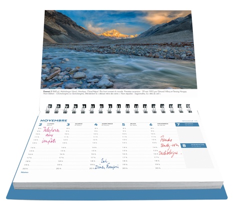 Montagnes et sommets - L'agenda-calendrier de Hugo et Compagnie - Grand
