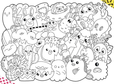 Agenda Scolaire Kawaii A Colorier De Hugo Image Grand Format Livre Decitre