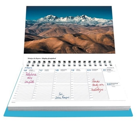 L'agenda-calendrier Montagnes et sommets  Edition 2018