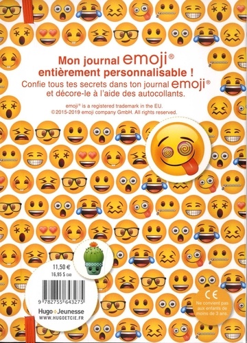 Mon journal intime emoji. Avec 130 stickers