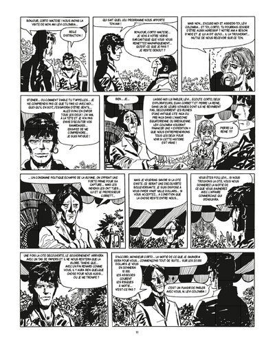 Corto Maltese en noir et blanc Tome 4 Toujours un peu plus loin