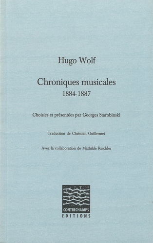 Chroniques musicales. 1884-1887