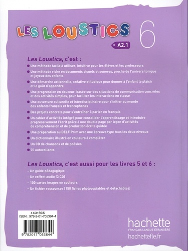 Méthode de français Les Loustics. Livre de l'élève et cahier d'activités  avec 1 CD audio