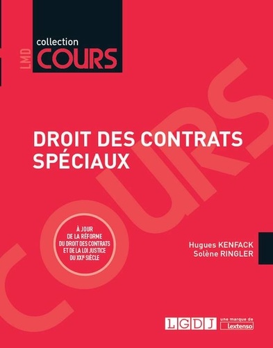 Hugues Kenfack et Solène Ringler - Droit des contrats spéciaux.