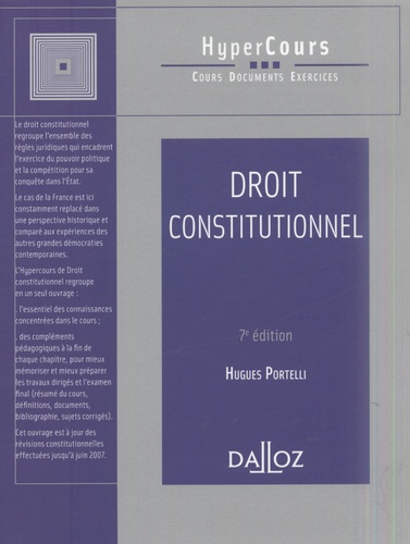 Droit constitutionnel 7e édition