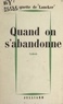 Huguette de Lancker - Quand on s'abandonne.