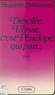Huguette Debaisieux - Désolée, Ulysse, c'est Pénélope qui part....