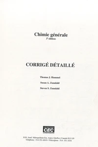 Chimie générale