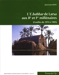 L'E.babbar de Larsa aux IIe et Ier millénaires (fouilles de 1974 à 1985)