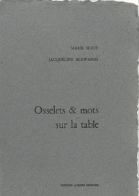 Osselets & mots sur la table