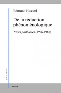 De la réduction phénoménologique