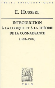 Introduction à la logique et à la théorie de la connaissance.