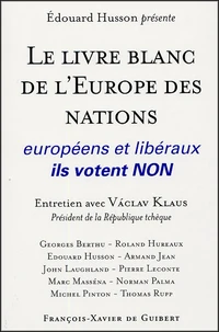 Le livre blanc de l'Europe des nations