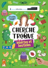 Huynh Kim - Cherche et trouve les insectes et bestioles - Avec 1 marqueur effaçable.