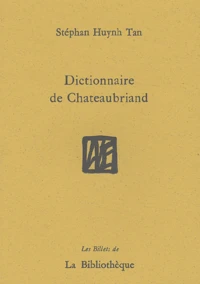 Dictionnaire De Chateaubriand
