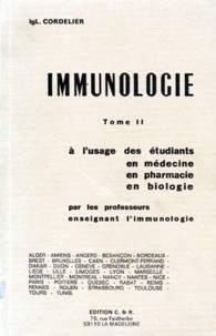 I Cordelier - Immunologie. Tome 2.