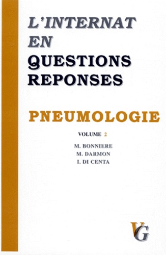 I Di Centa et M Bonniere - Pneumologie.