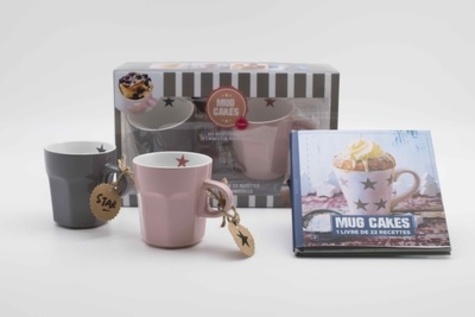  I2C - Mug cakes - Coffret avec 2 mugs.