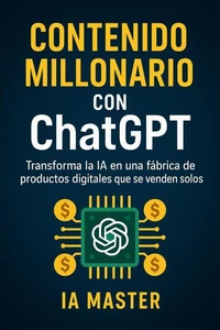 Contenido Millonario con ChatGPT: Transforma la IA en una fábrica de productos digitales que se venden solos