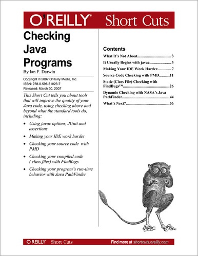 Ian F. Darwin - Checking Java Programs.