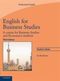 Ian MacKenzie - English for business studies third edition teacher's book.