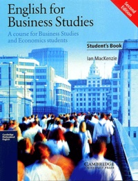 Ian MacKenzie - English For Business Studies. Student'S Book, 2nd Edition.