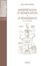 Ian Maclean - Interprétation et signification à la Renaissance - Le cas du droit.