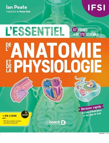 Ian Peate - IFSI - L'essentiel de l’anatomie et de la physiologie humaines en fiches.