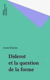 Diderot et la question de la forme
