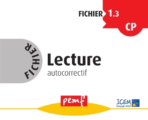 Fichier Lecture autocorrectif CP. Fichier 1.3