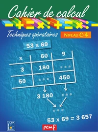 Mathématiques Niveau C-4 Cahier de calcul Techniques opératoires