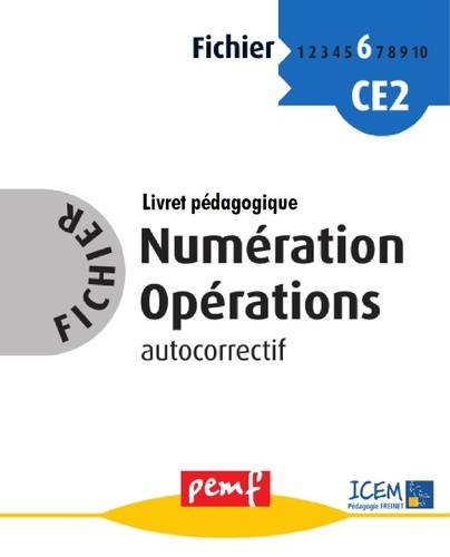 Numération Opérations CE2. Fichier autocorrectif 6
