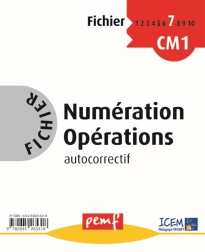 Numération Opérations CM1. Fichier autocorrectif 7