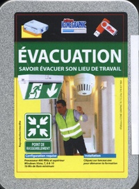 Icone Graphic - Evacuation : savoir évacuer son lieu de travail. 1 Clé Usb