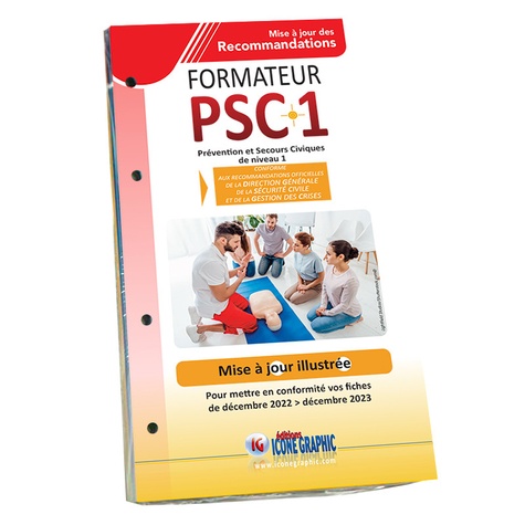 Fiches de mise à jour du Guide du formateur PSC1 selon les recommandations de décembre 2023