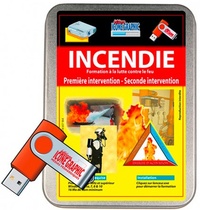  Icone Graphic - Incendie - Formation à la lutte contre le feu - Première intervention - Seconde intervention. 1 Clé Usb