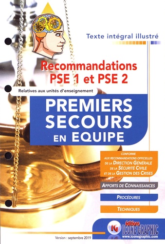 Recommandations PSE 1 et PSE 2 premiers secours en équipe  Edition 2019