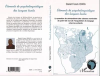 Eléments de psycholinguistique bantu