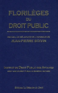Florilèges du droit public