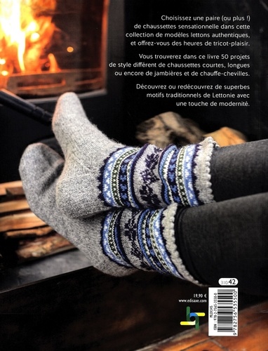 50 chaussettes à tricoter comme en Lettonie. Chaussettes courtes ou longues, jambières et chauffe-chevilles