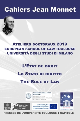  IFR Toulouse 1 - L'Etat de droit - Ateliers doctoraux.