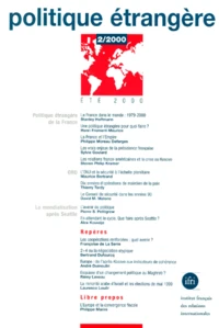Politique Etrangere N° 2 Ete 2000
