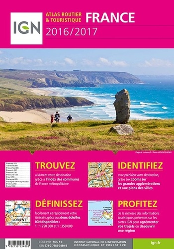 Atlas routier & touristique France  Edition 2016-2017 - Occasion