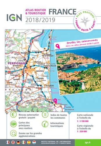Atlas routier & touristique France  Edition 2018-2019
