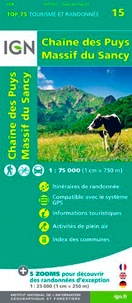Galabria.be Chaine des Puys Massif du Sancy - 1/75 000 Image