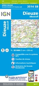  IGN - Dieuze, Albestroff - 1/25 000.