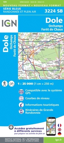 Dole-Orchamps, Forêt de Chaux. 1/25 000