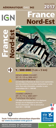  IGN - France nord-est - 1/500000.