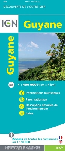  IGN - Guyane - 1/400 000.